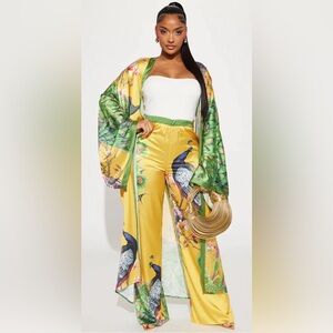 Above Status Satin Pant Set